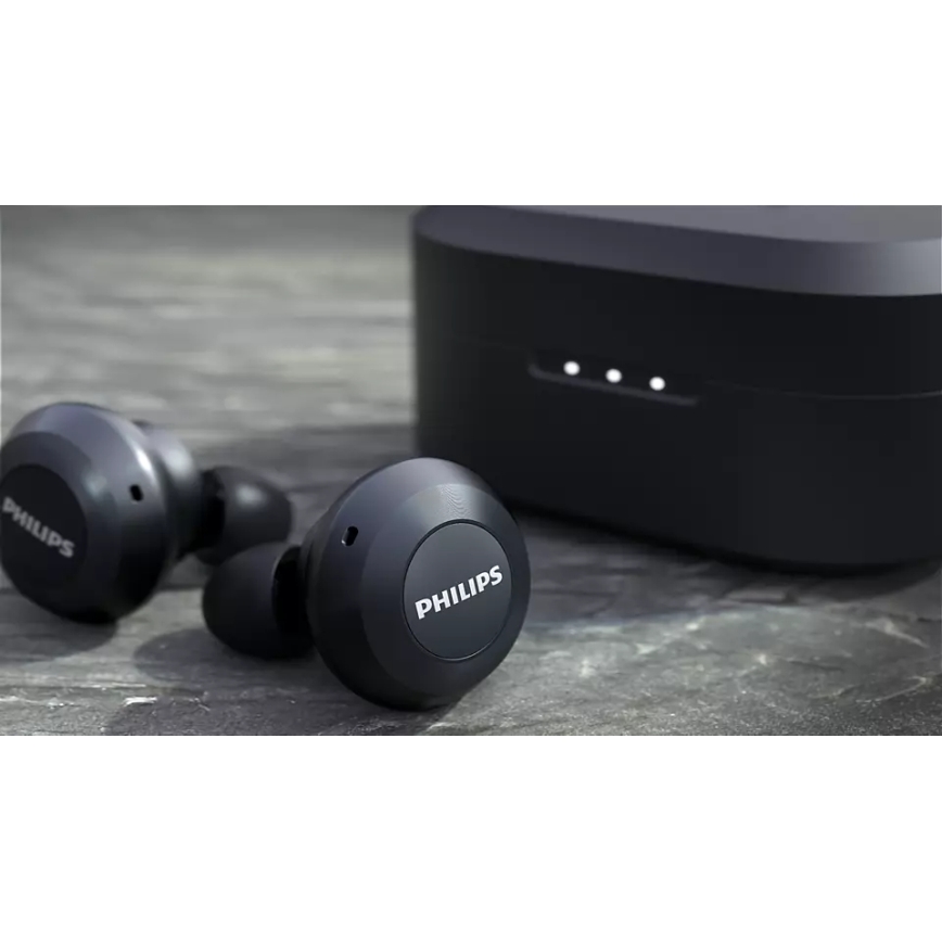 Philips TAT8505BK/00 - Cuffie wireless IPX4 2x 55 mAh + 560 mAh nero