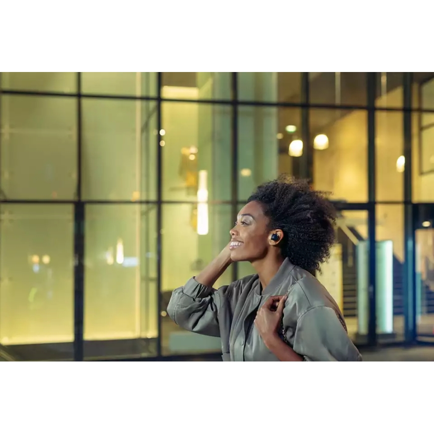 Philips TAT8505BK/00 - Cuffie wireless IPX4 2x 55 mAh + 560 mAh nero