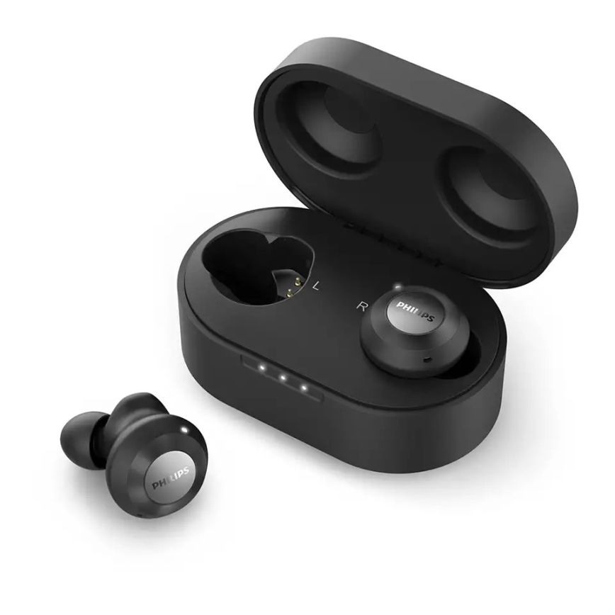 Philips TAT8505BK/00 - Cuffie wireless IPX4 2x 55 mAh + 560 mAh nero