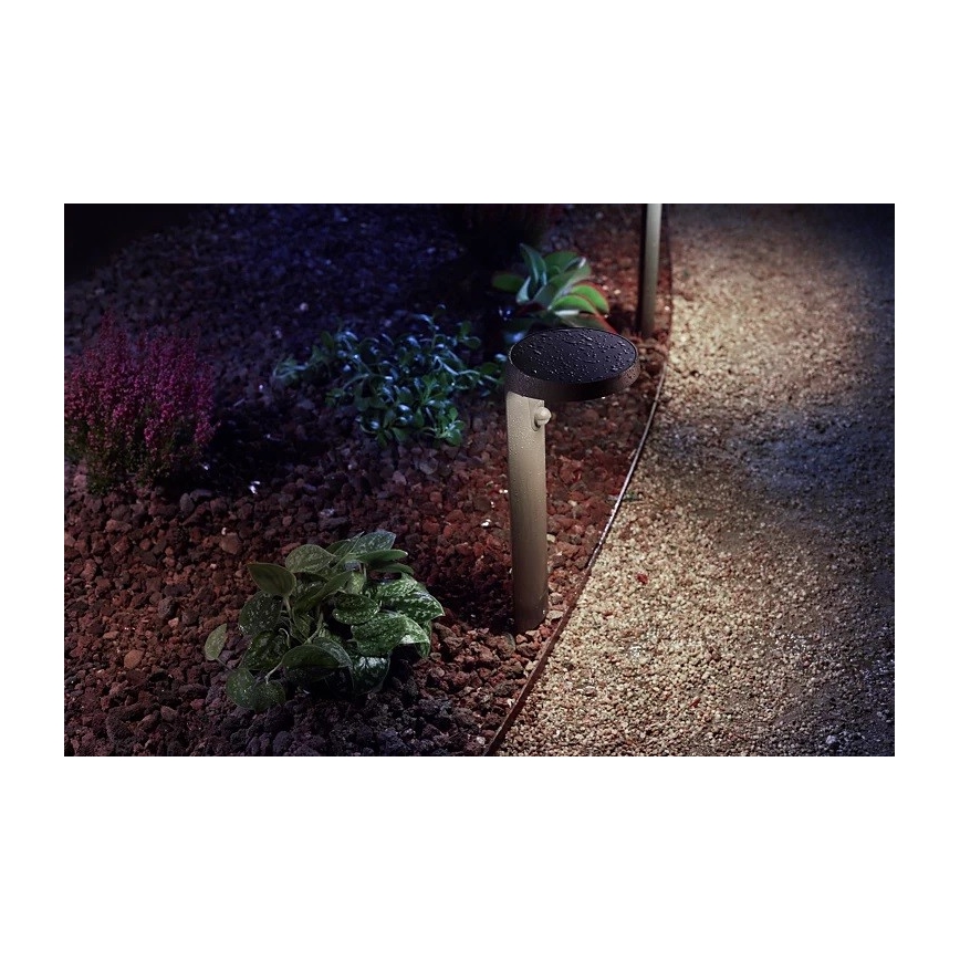 Philips - Lampada da esterno LED con sensore LED/9W/230V 4000K IP44