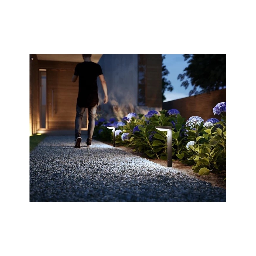 Philips - Lampada da esterno LED con sensore LED/9W/230V 4000K IP44