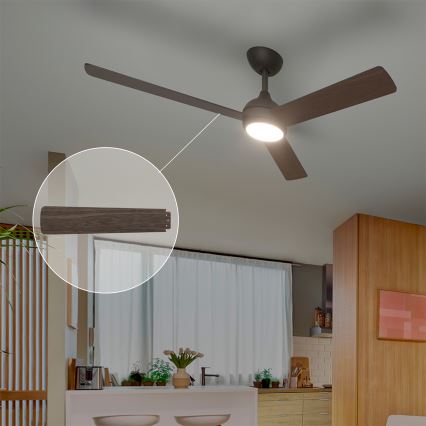 Philips - Ventilatore da soffitto dimmerabile a LED CIVX LED/24W/230V + telecomando