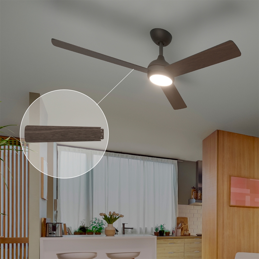 Philips - Ventilatore da soffitto dimmerabile a LED CIVX LED/24W/230V + telecomando