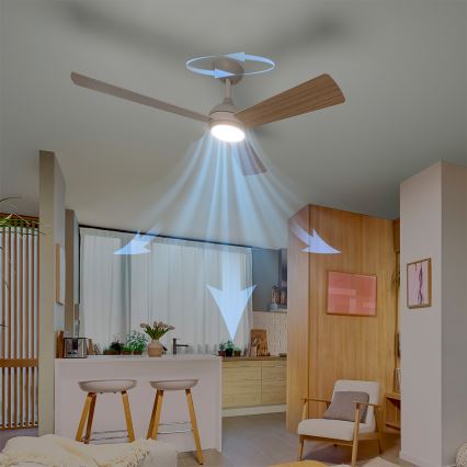 Philips - Ventilatore da soffitto LED dimmerabile CIVX LED/24W/230V + telecomando