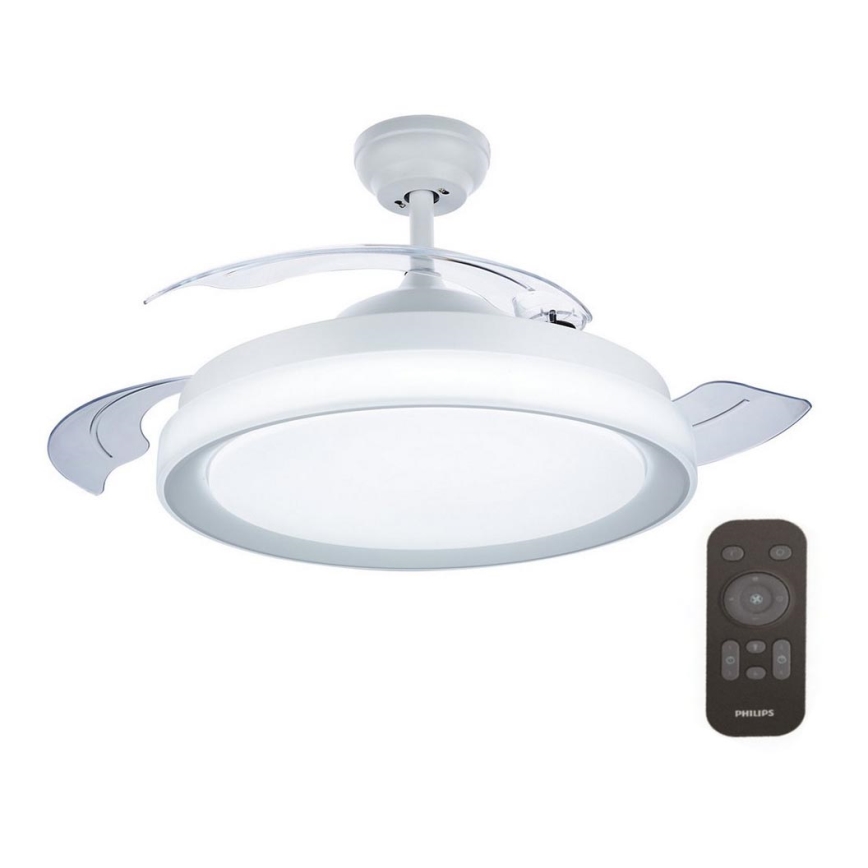 Philips - Ventilatore da soffitto LED LED/35W/230V 5500/4000/3000K bianco + telecomando