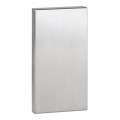 Piastra di ancoraggio 12x22,5 cm inox/grigia