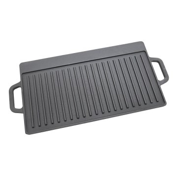 Piastra grill a doppia faccia 50x23 cm