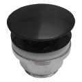 Piletta per lavabo RODBY, diam. 6,6 cm, nera