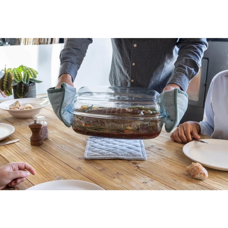 Pirofila con coperchio PYREX 4,5 l