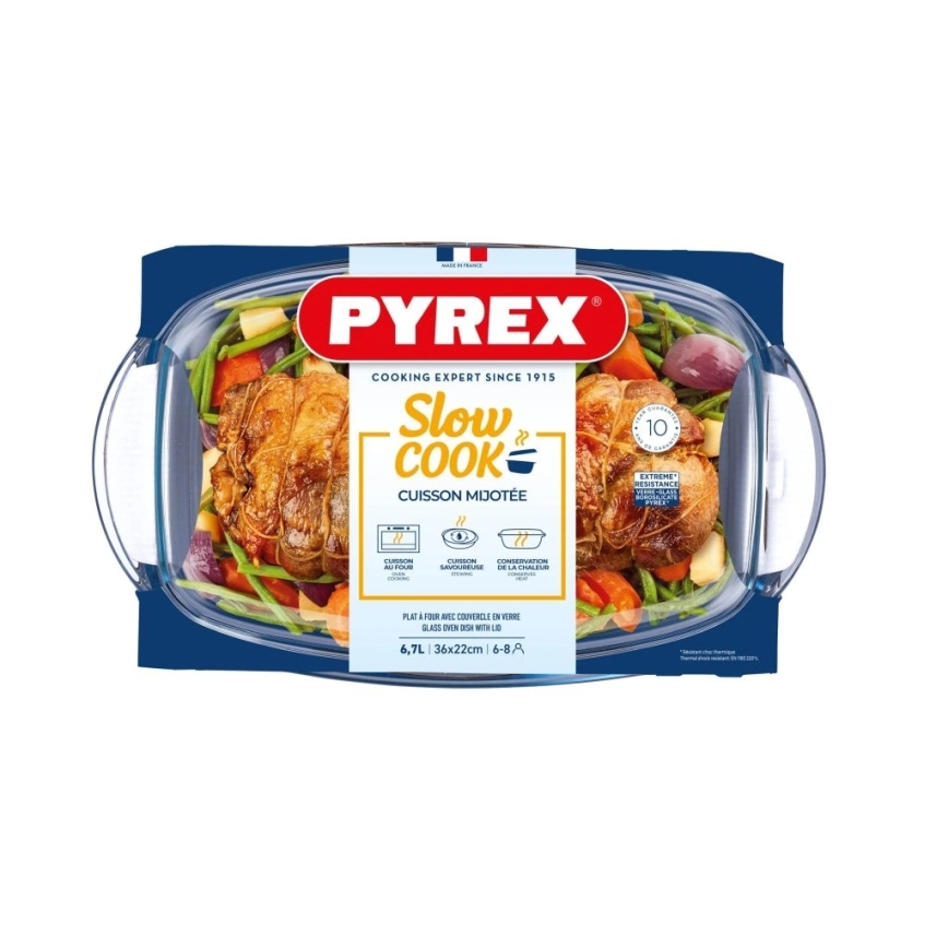 Pirofila da forno con coperchio PYREX 6,7 l