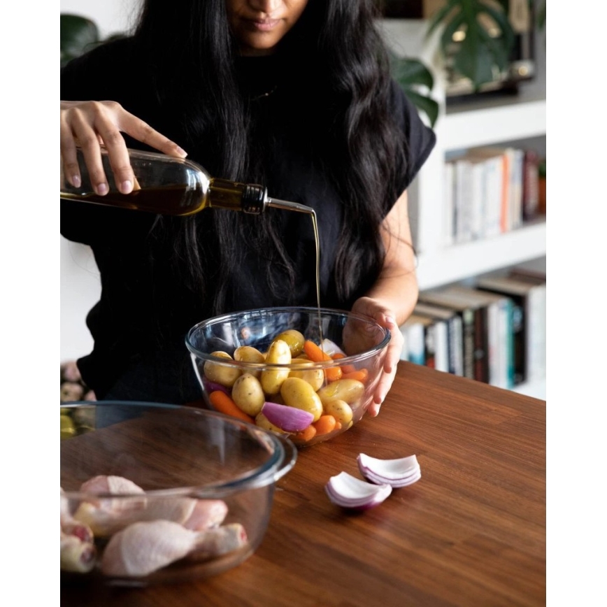 Pirofila da forno PYREX 3 l con coperchio