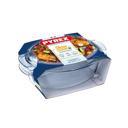 Pirofila PYREX con coperchio, capacità 5,8 l