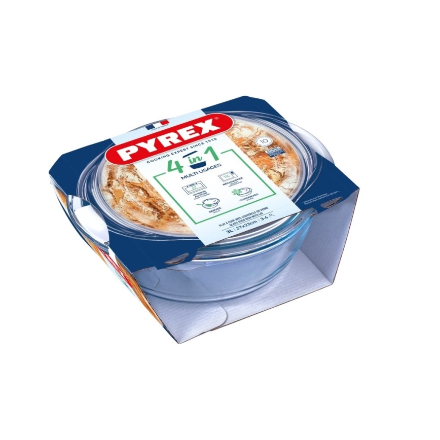 Pirofila PYREX da 3 l con coperchio