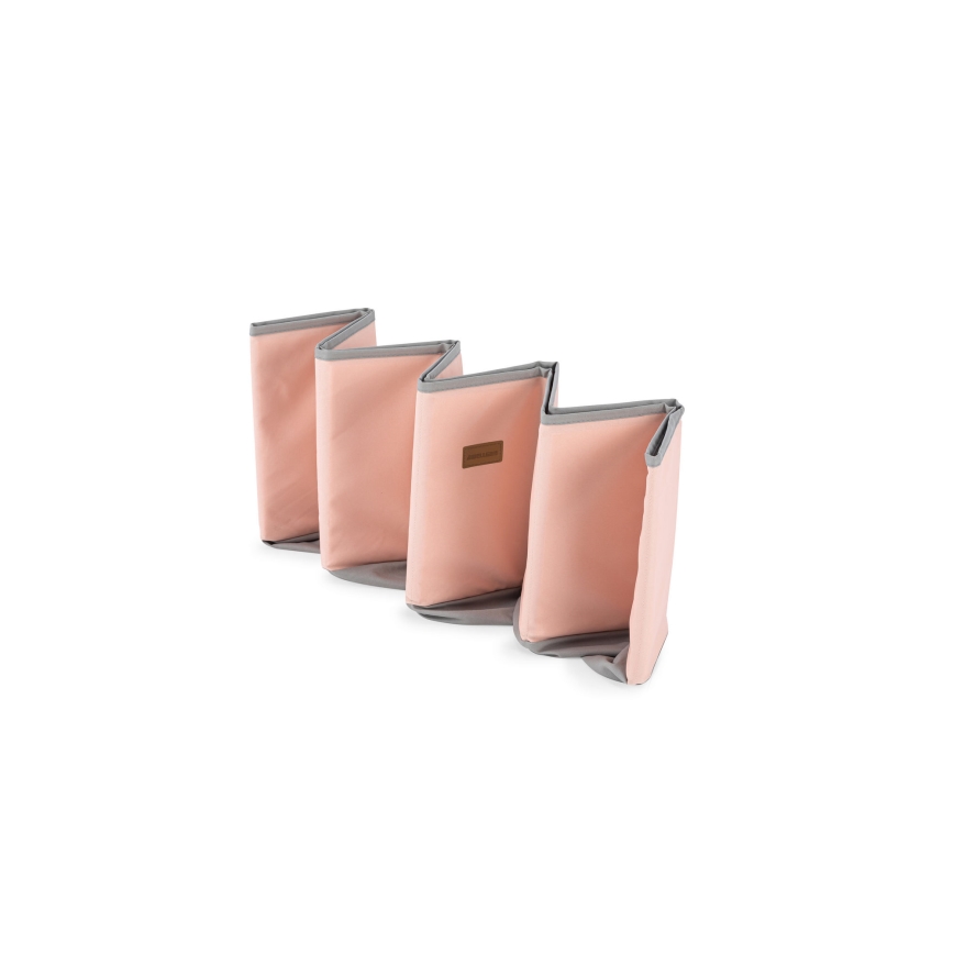 Piscina secca per bambini con palline, diametro 80 cm, rosa/grigio