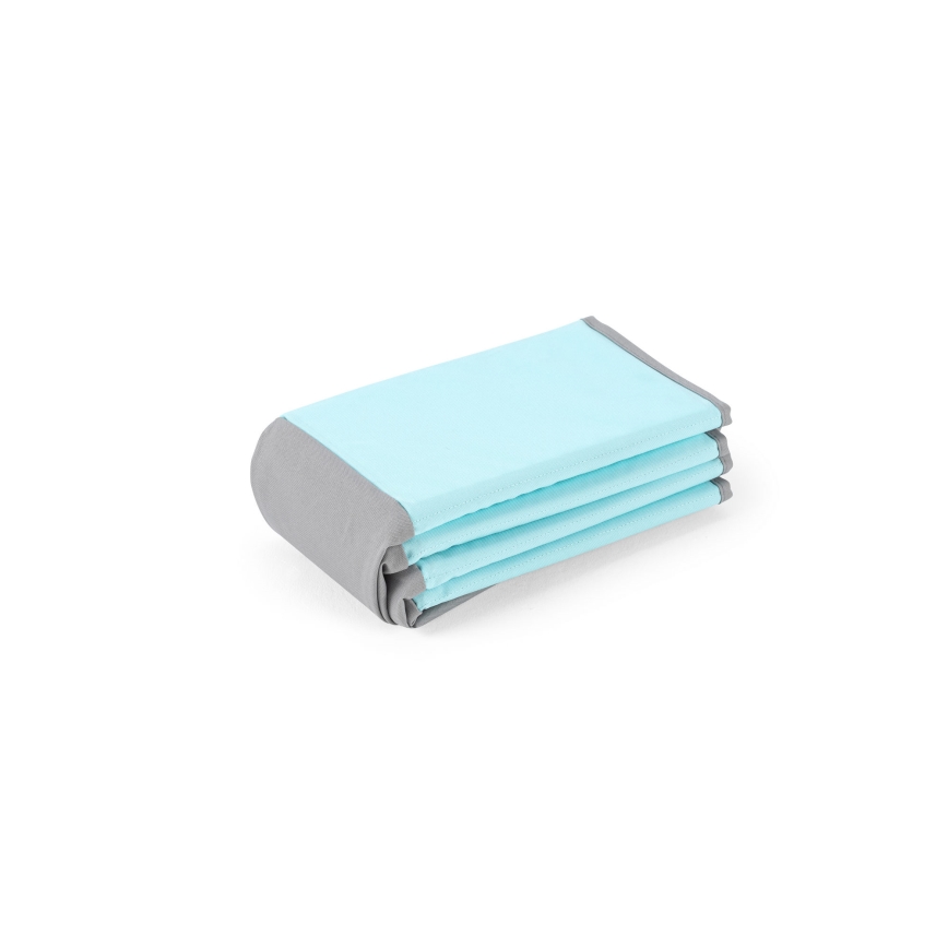 Piscina secca per bambini con palline, diametro 80 cm, blu/grigio
