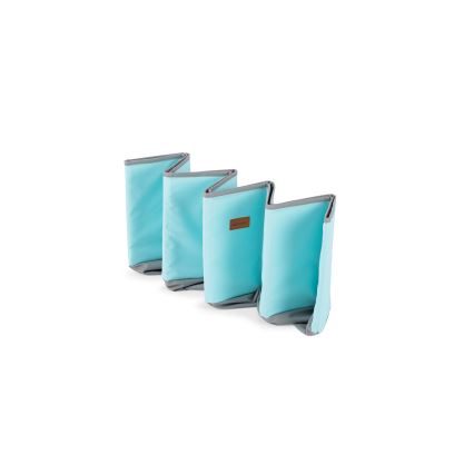Piscina secca per bambini con palline, diametro 80 cm, blu/grigio