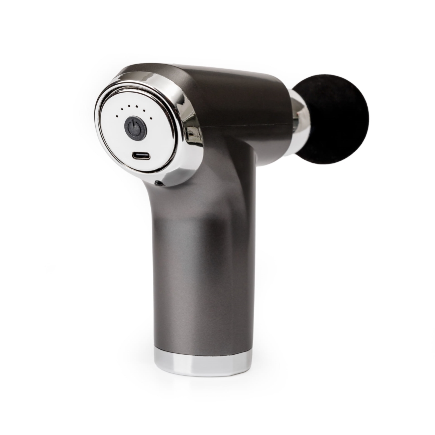 Pistola per massaggio ricaricabile con 4 teste 25W/5V 1200 mAh
