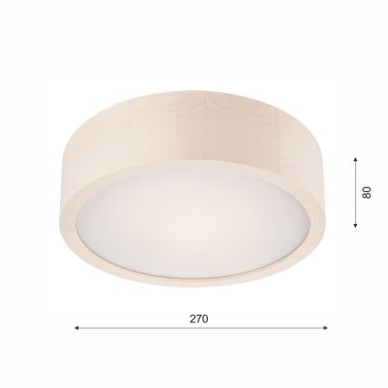 Plafoniera 1xE27/60W/230V pino 