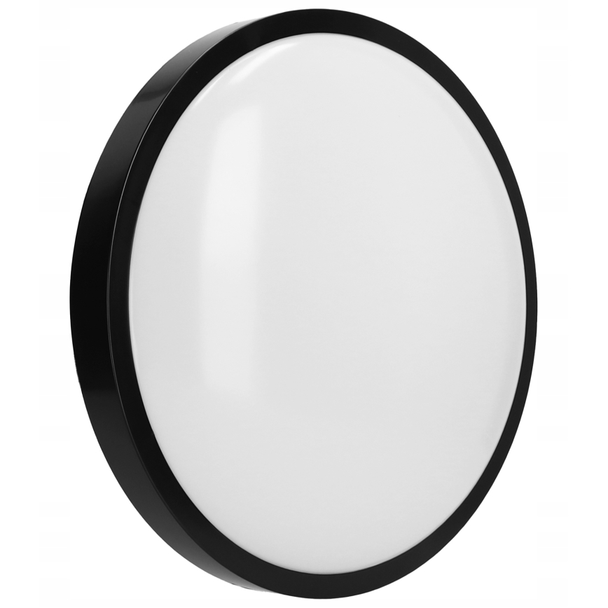 Plafoniera 2xE27/40W/230V diametro 29,5 cm nero