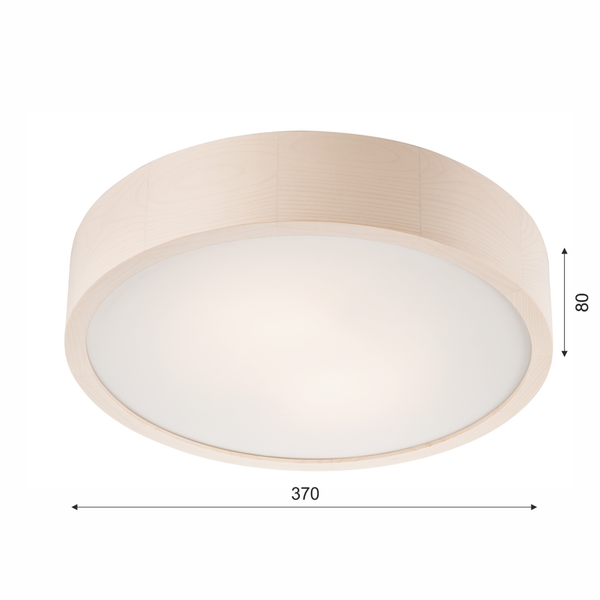 Plafoniera 2xE27/60W/230V pino