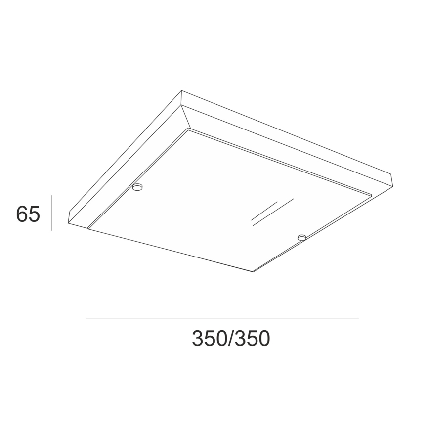 Plafoniera 2xE27/60W/230V pino