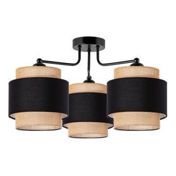 Plafoniera 3xE27/60W/230V beige