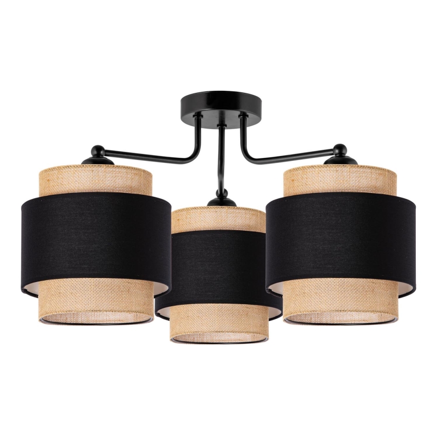 Plafoniera 3xE27/60W/230V beige