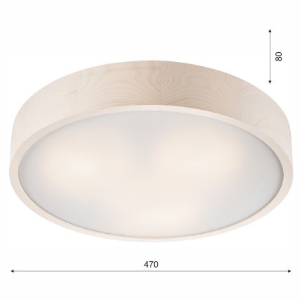 Plafoniera 3xE27/60W/230V pino