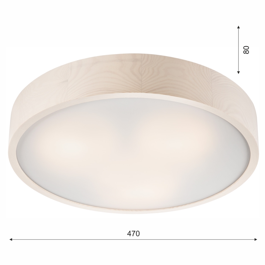 Plafoniera 3xE27/60W/230V pino