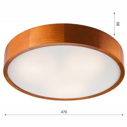 Plafoniera 3xE27/60W/230V pino