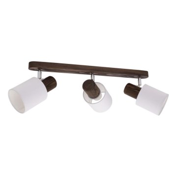 Plafoniera a incasso TRENDY 3xE27/15W/230V pino