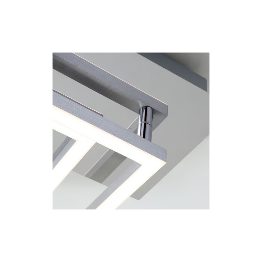 Plafoniera a LED 10W/230V 3000K cromo satinato