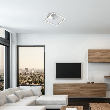 Plafoniera a LED 14W/230V cromo satinato