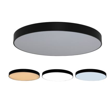 Plafoniera a LED 200W 230V 3000/4000/6500K Ø 100 cm, nera