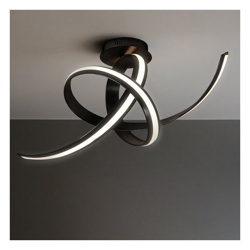 Plafoniera a LED AREZIA LED/41W/230V nera
