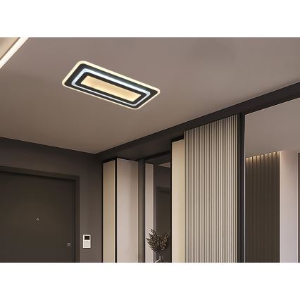 Plafoniera LED dimmerabile LED/85W/230V 3000-6500K nera + telecomando
