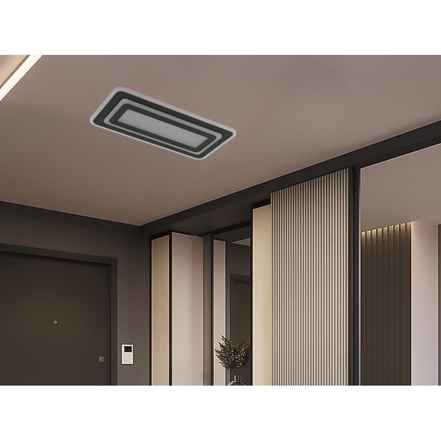 Plafoniera LED dimmerabile LED/85W/230V 3000-6500K nera + telecomando