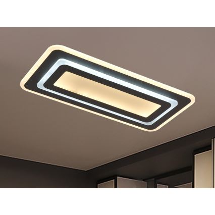 Plafoniera LED dimmerabile LED/85W/230V 3000-6500K nera + telecomando