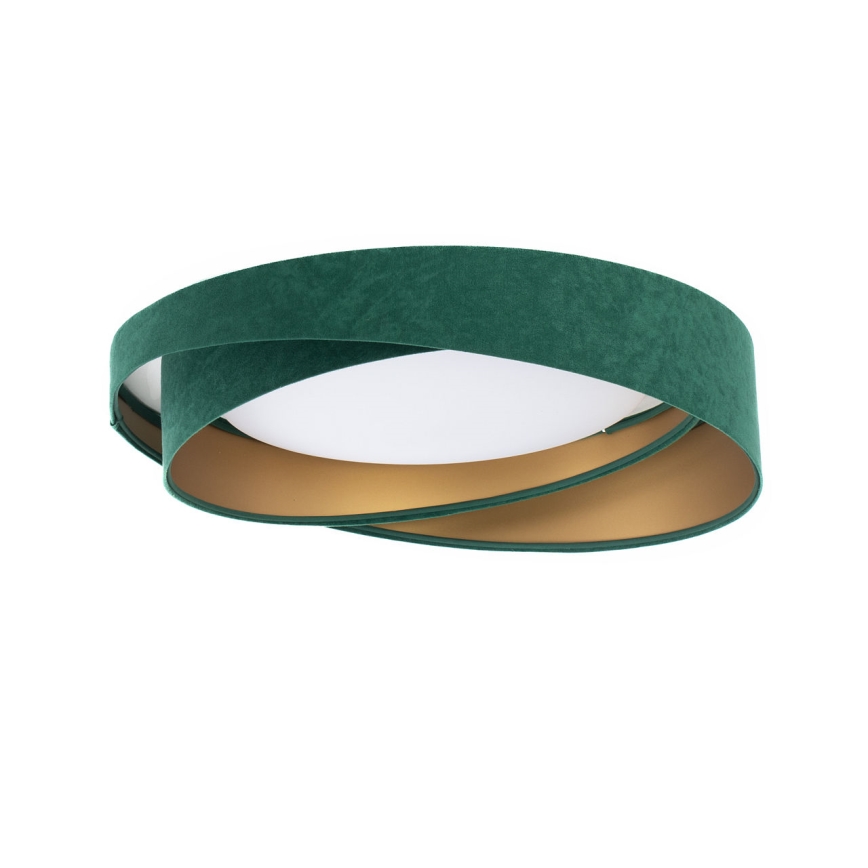 Plafoniera LED dimmerabile SMART GALAXY MODERN LED/24W/230V 3000-6500K Ø 55 cm verde/oro + telecomando