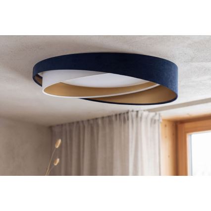 Plafoniera a LED GALAXY MODERN LED/24W/230V Ø 55 cm blu/bianco/oro