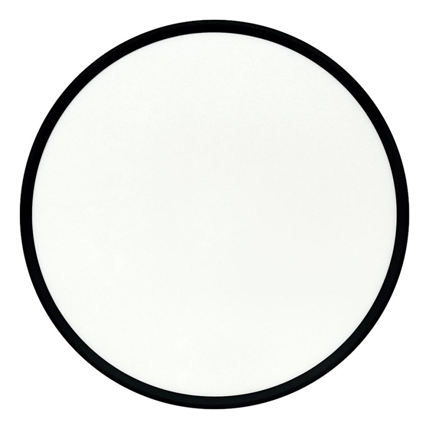 Plafoniera a LED LED/40W/230V 3000/4000/6500K Ø 50 cm nera