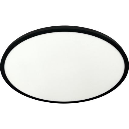 Plafoniera a LED LED/40W/230V 3000/4000/6500K Ø 50 cm nera