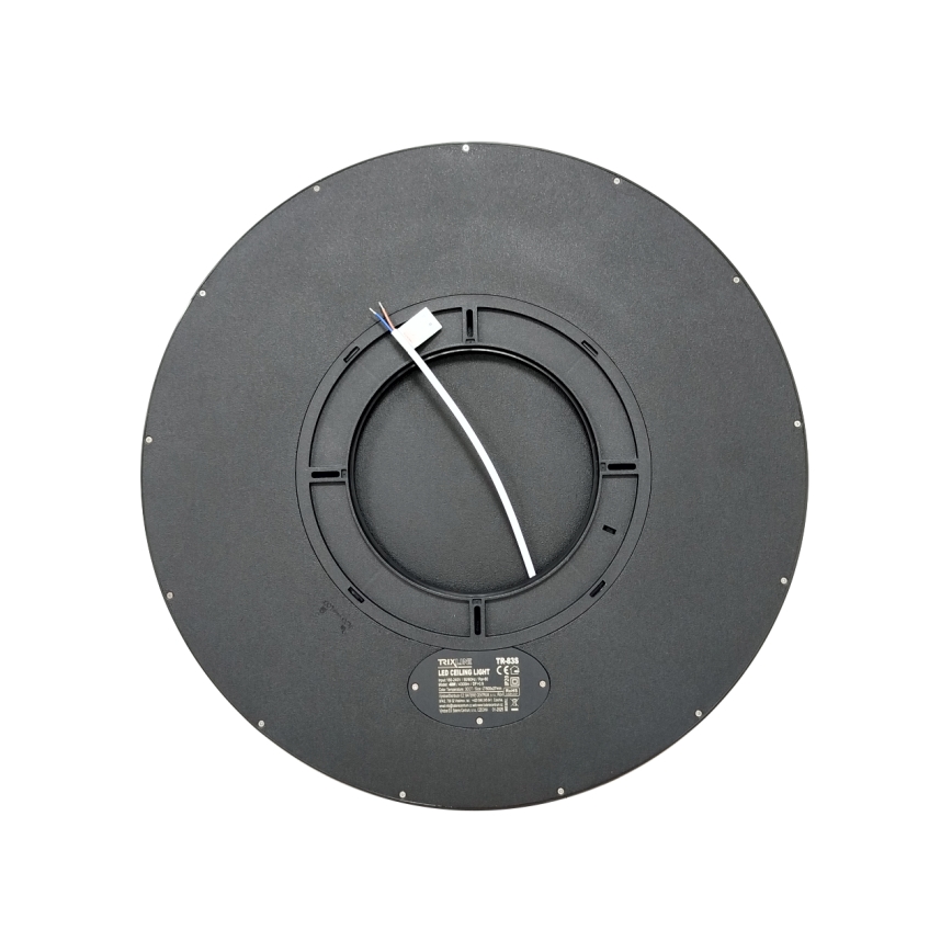 Plafoniera a LED LED/40W/230V 3000/4000/6500K Ø 50 cm nera