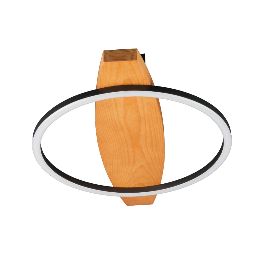 Plafoniera a LED MELISA, 12 W/230 V, 30x40 cm, finitura pino