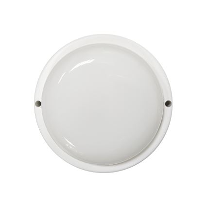 Plafoniera a LED per esterni 8W 230V 4200K Ø 14 cm IP64 bianco