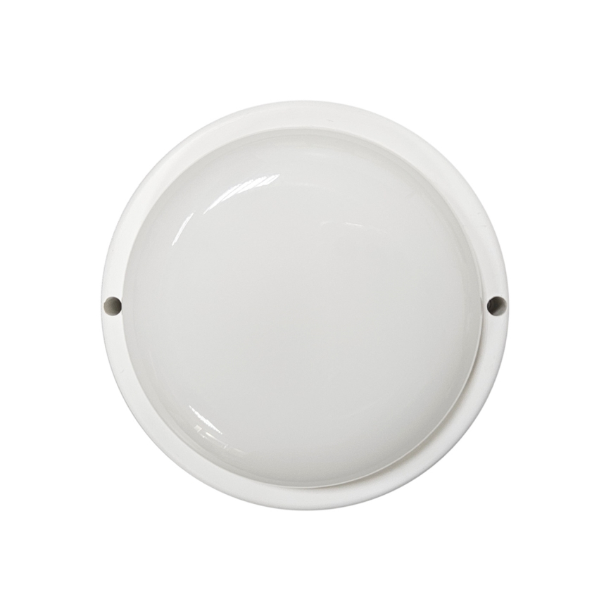 Plafoniera a LED per esterni 8W 230V 4200K Ø 14 cm IP64 bianco