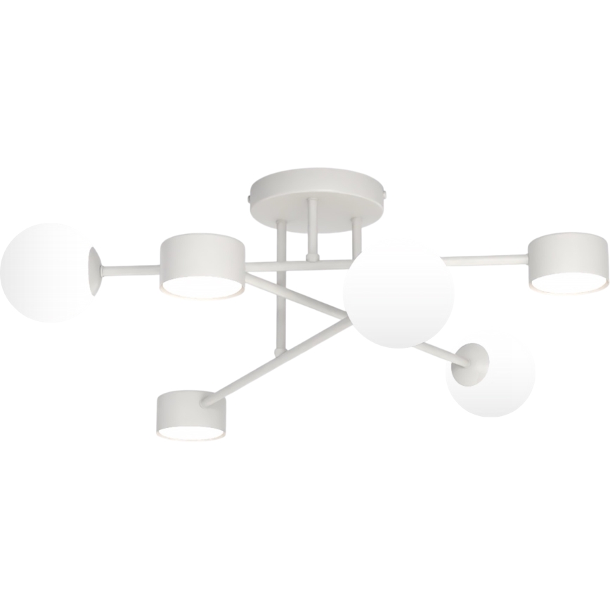 Plafoniera a montaggio superficiale HOLON 3xG9/8W/230V + 3xGX53/12W grigio