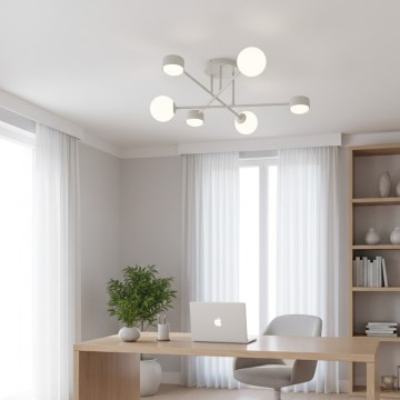 Plafoniera a montaggio superficiale HOLON — elegante e funzionale — 3xG9/8W/230V + 3xGX53/12W, bianca