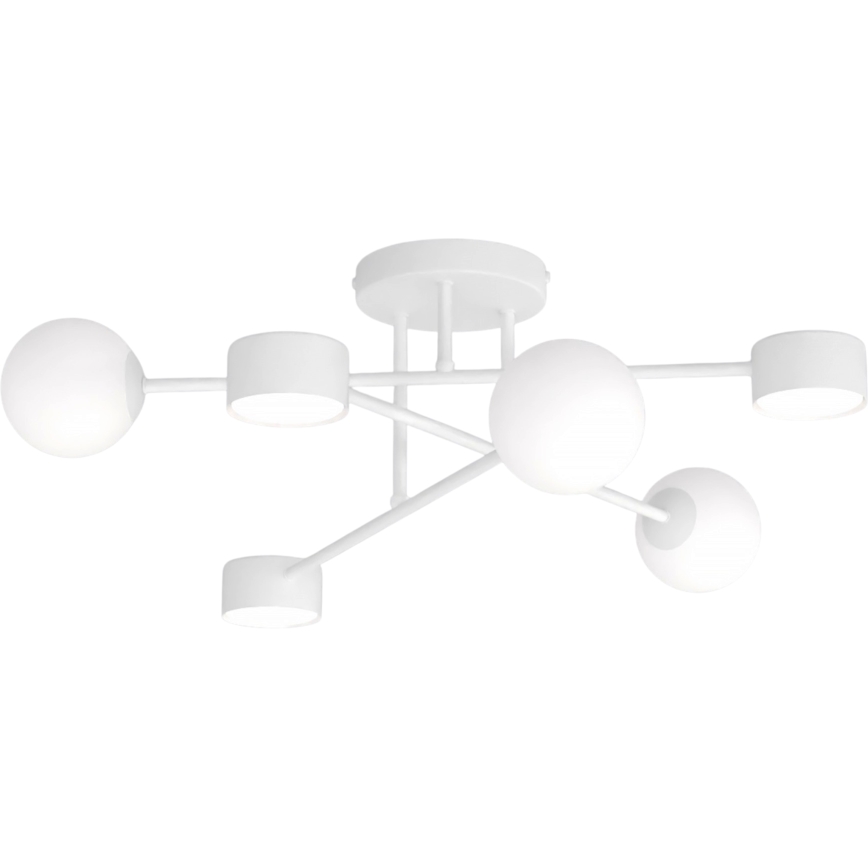 Plafoniera a montaggio superficiale HOLON — elegante e funzionale — 3xG9/8W/230V + 3xGX53/12W, bianca