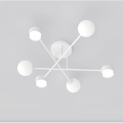 Plafoniera a montaggio superficiale HOLON — elegante e funzionale — 3xG9/8W/230V + 3xGX53/12W, bianca